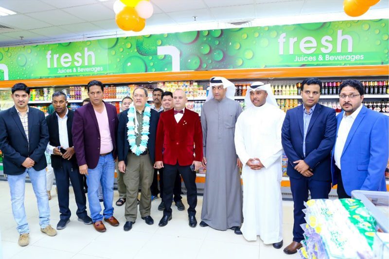 AZCCO Global and Kabayan leadership at a store opening in Kuwait